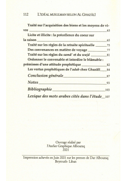 L'Idéal Musulman selon Al-Ghazâlî - Lyess Chacal