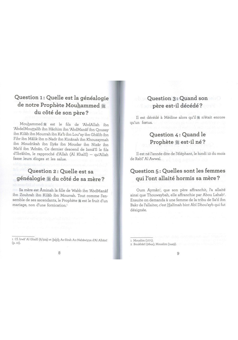 La Vie du Prophète en Questions-Réponses - Al-Hâfidh Al-Hakamî - At-Taîl Editions