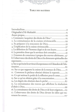 La Piété Suprême - Dans l'observance dans les droits de Dieu - Al-Hârith Al-Muhâsibî - Spiritualité Musulmane