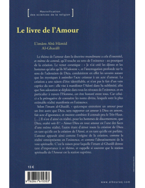 Le Livre de l'Amour - Imâm Abou Hamîd Al-Ghazâlî