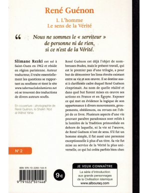 René Guénon - Tome 1 - L'homme : Le sens de la Vérité - Slimane Rezki