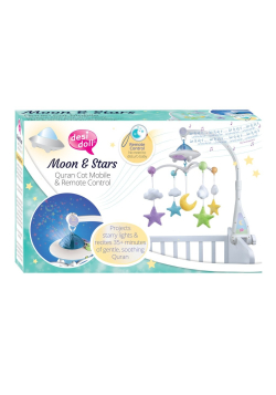 Jeu Educatif Coranique De Lit Pour Bebe Telecommande Sans Fil Moon Stars Quran Cot