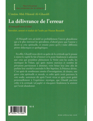 Délivrance de l'erreur - Abû-Hâmid Al-Ghazâlî