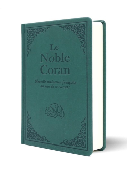 Le Noble Coran Vert + QR Codes (Audio) en Arabe et Français - Éditions Tawhid