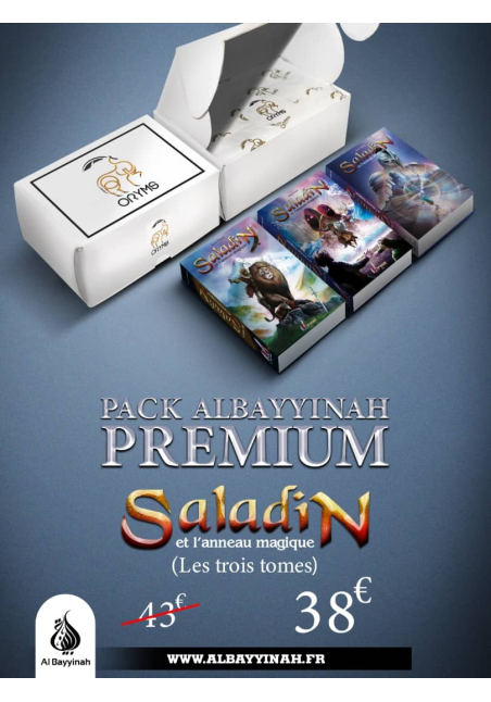 Pack Premium Saladin - Tome 1 + Tome 2 + Tome 3 - Lyess Chacal - Oryms