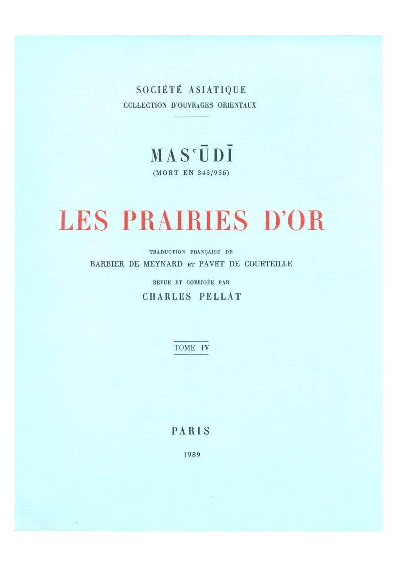 Les Prairies d'Or, IV