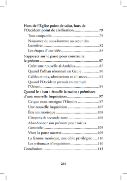 La place de l'Islam en France (version intégrale) - Thomas Sibille - Editions Héritage