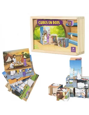 Puzzle de cube en bois