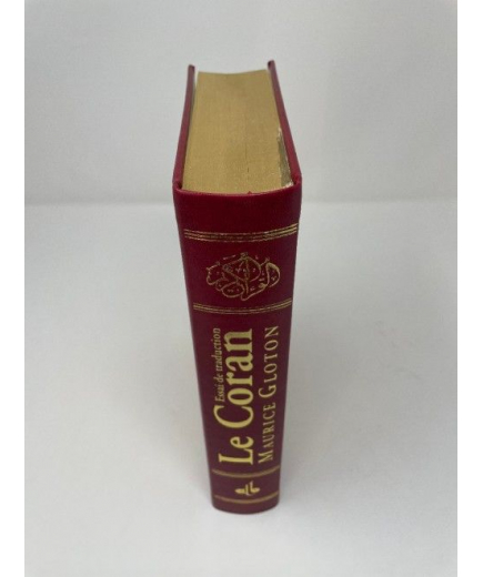 Le CORAN - Essai de traduction du Coran - Bilingue - 2 couleurs - Bordeaux ( couverture luxe et dorure sur tranche)