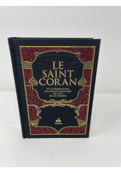 Saint Coran Bilingue (fr/ar) - Cartonné NOIR Papier Bible