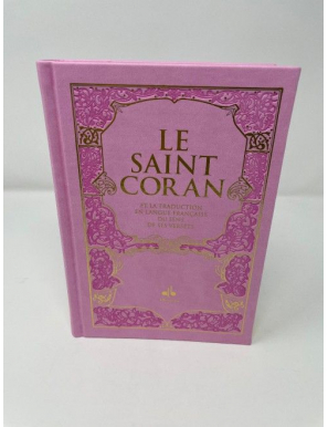 Saint Coran (Bilingue (fr/ar) - Couverture Daim Rose