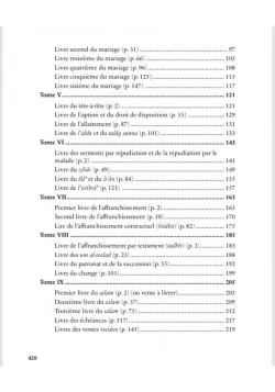 La Mudawwana d'Ibn al-Qasim recension de Sahnun Abrégé par G.H. Bousquet éditions Héritage