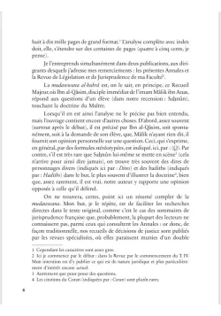 La Mudawwana d'Ibn al-Qasim recension de Sahnun Abrégé par G.H. Bousquet éditions Héritage