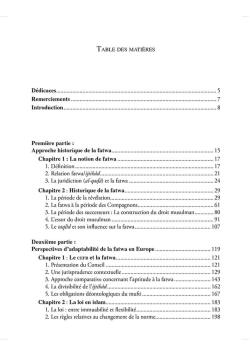 La Fatwa Histoires, perspectives et défis européens Gökmen Lokman Çitak - 3